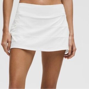 Lululemon Pace Rival Skirt White